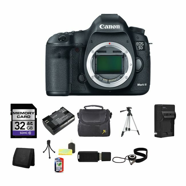 Canon EOS 5D Mark III Digital SLR Camera (Body) 64GB SDHC Starter Bundle