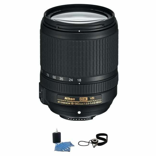 Nikon AF-S DX NIKKOR 18-140mm f/3.5-5.6G ED VR Lens Ultimate Bundle