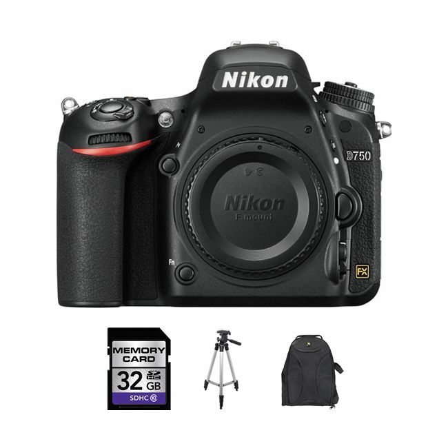 Nikon D750 DSLR Camera 32GB Kit