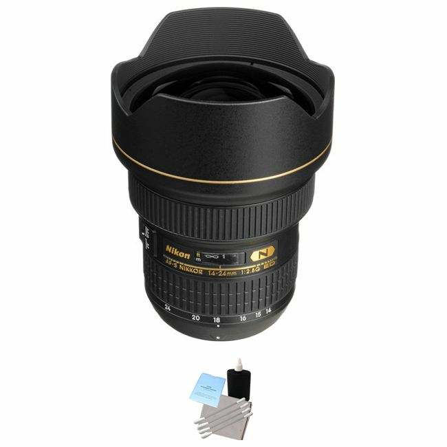 Nikon AF-S Zoom Nikkor 14-24mm f/2.8G ED AF Lens w/ Lens Cleaning Kit