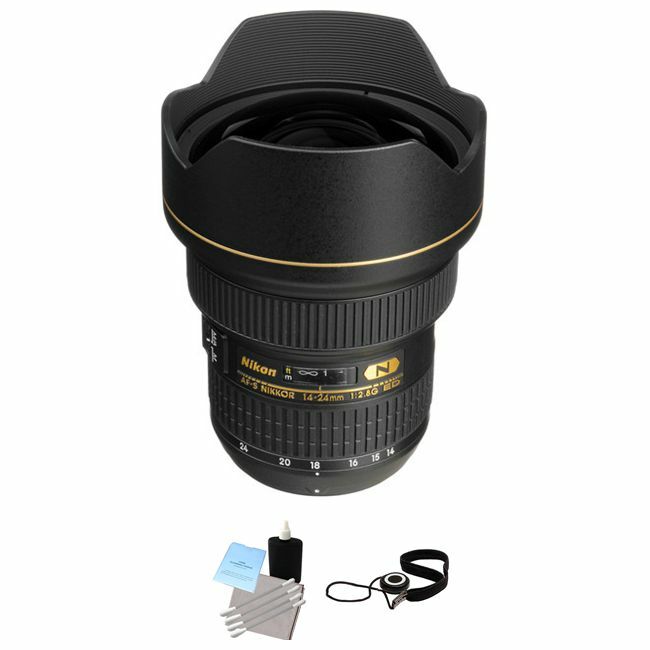 Nikon AF-S Zoom Nikkor 14-24mm f/2.8G ED AF Lens Bundle