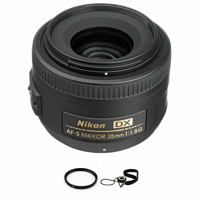 Nikon AF-S Nikkor 35mm f/1.8G DX Lens Bundle