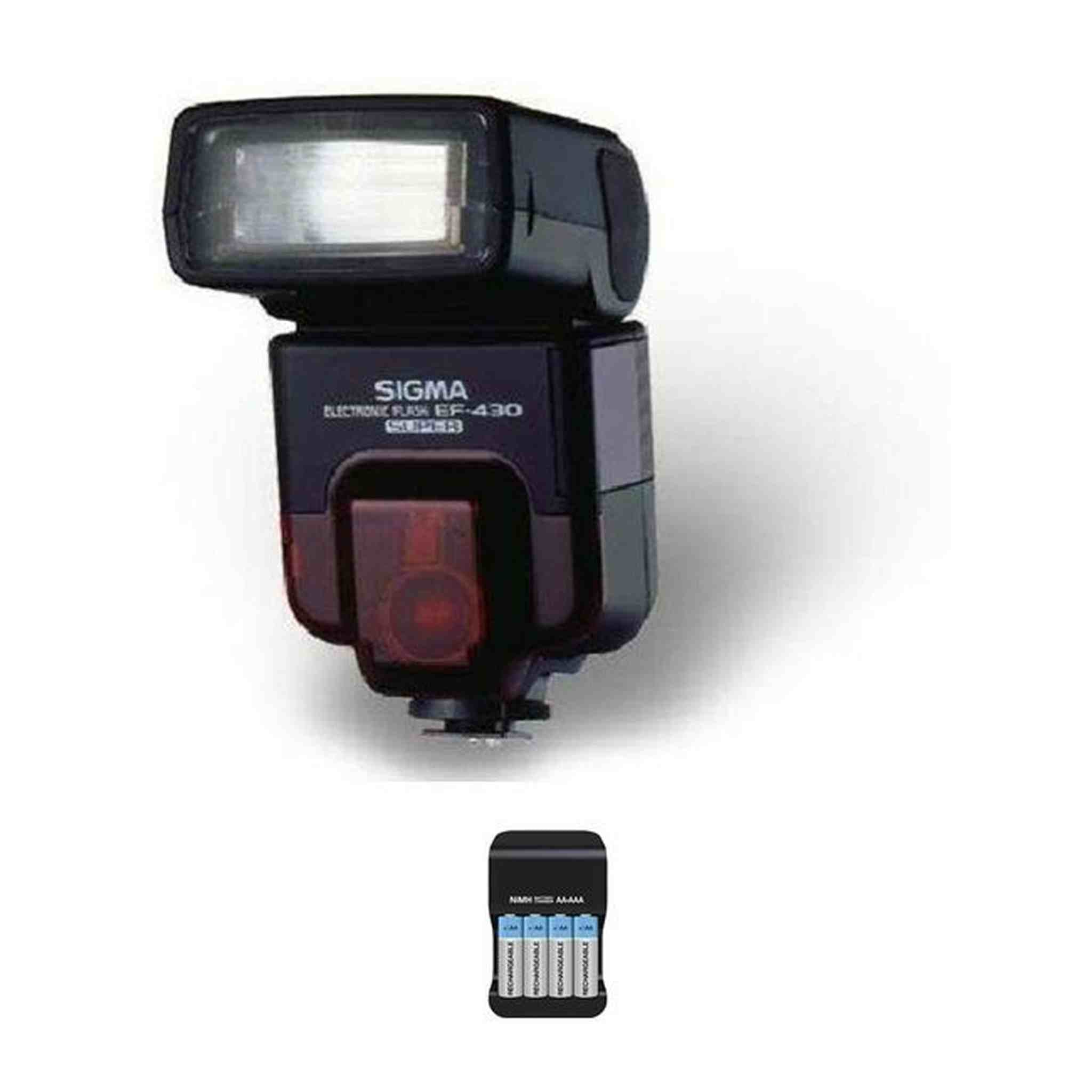 Sigma EF-430 Super TTL Shoe Mount Flash for Minolta w/Extra Batteries Sigma