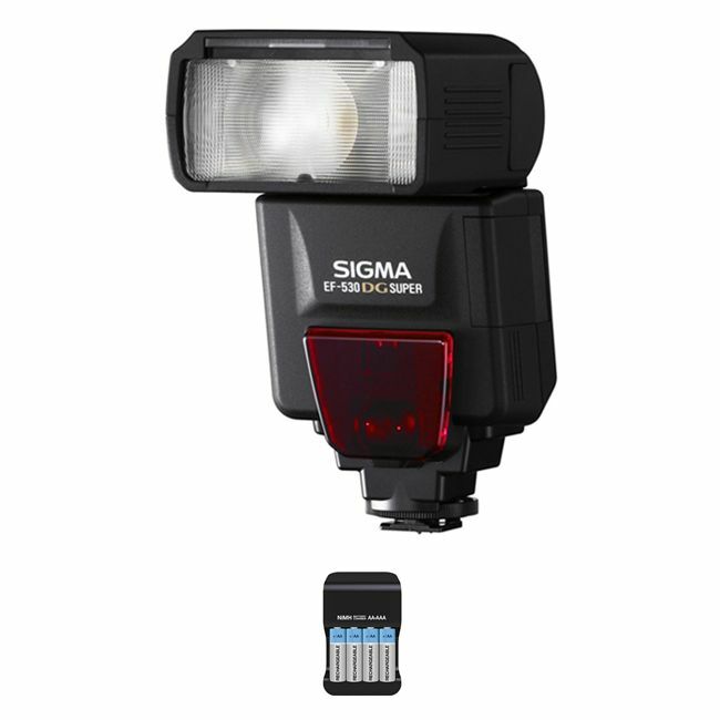 Sigma EF-530 DG ST i-TTL Shoe Mount Flash for Nikon w/Extra Batteries
