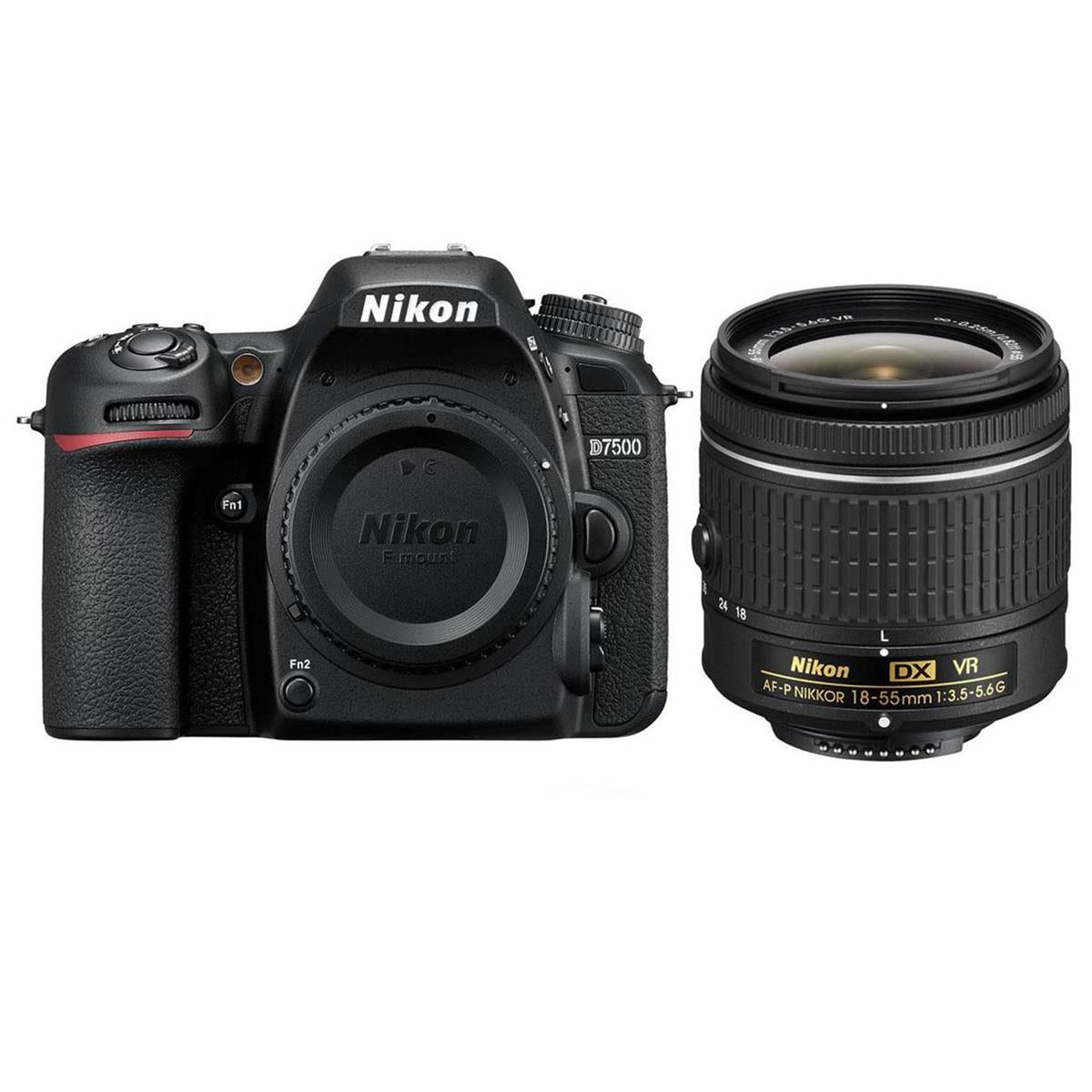Nikon D7500 DX-format Digital SLR Camera With Nikon 18-55 Lens (International Model)
