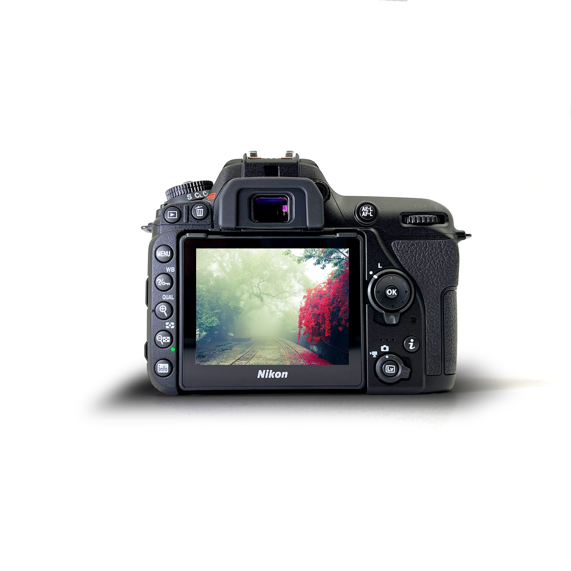 Nikon D7500 DSLR Camera(1582) with 18-140mm Lens+420-800mm f/8.3 HD  Telephoto Zoom Lens+Case+128 GIG Memory+Flash+Monopod(13PC)Bundle