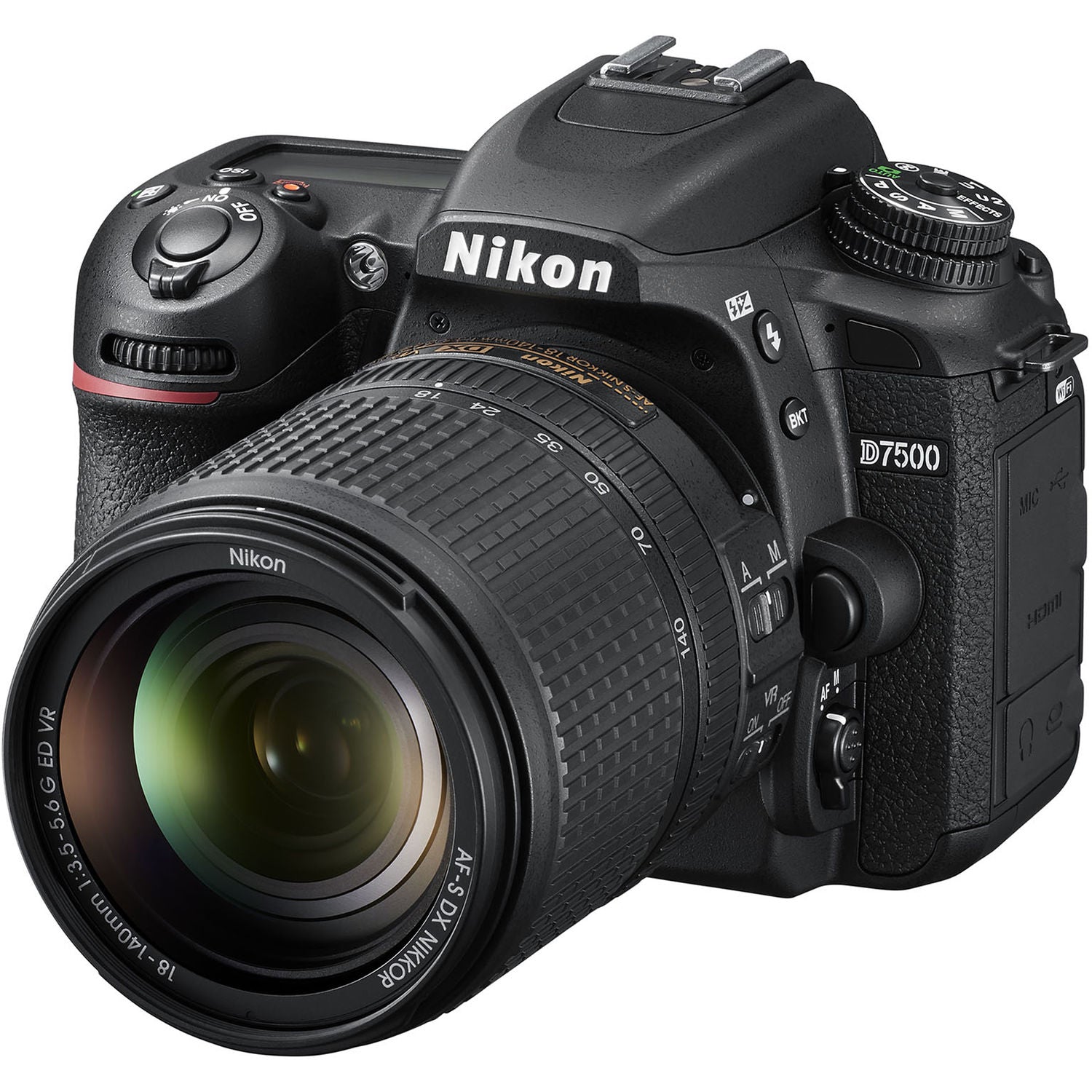 Nikon D7500 DSLR Camera with 18-140mm Lens (1582 ) Starter Bundle- (International Model )
