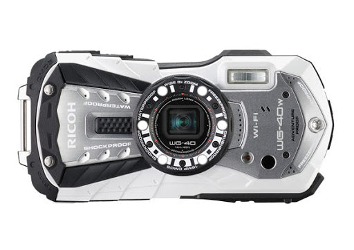 RICOH WG-40W Waterproof Digital Camera with Memory Kit, Float Strap, and More